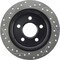 Centric Parts Sport Drilled/Slotted Brake Rotor, 127.62058L 127.62058L - alternate 4